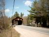 Covered Bridge im Greenfield State Park. Diese Brcken sind ein Wahrzeichen Neuenglands, leider aber inzwischen sehr selten geworden.