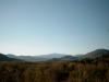 Blick auf Mount Washington im abendlichen Dunst