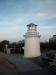 Kleiner Leuchtturm am Marginal Way, einem Klippenweg, der Ogunquit mit Perkins Cove verbindet.